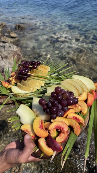 Plateau de fruits frais